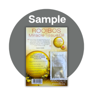 Sample: Miracle Rooibos Tissue Oil 3ml + Card